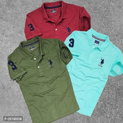 Mens Polo Matty Tshirts In Pack Of 3