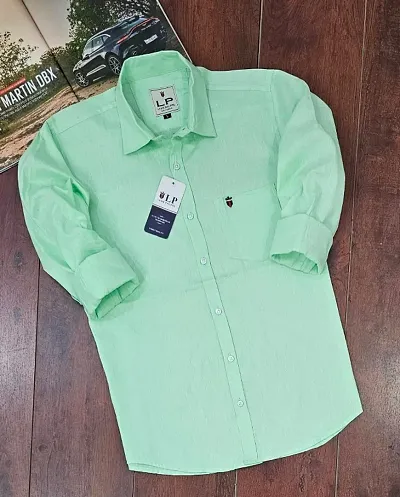 Mens Casual Plane Shirt