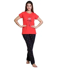 Women Cotton Top And Bottom Set, Nightsuits-thumb2