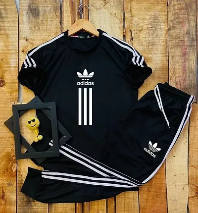 Classic Blend Striped Track Suit for Men