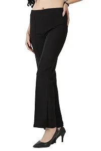 Aditi Fashion Women's Regular Fit Polyester Blend Trouser (RK-BLK-BC-0005_Black_2Xl)-thumb1