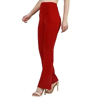 Aditi Fashion Bootcut Trouser for Women Maroon-thumb1