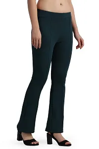 WOMFIT Bootcut Trousers for Women-thumb2