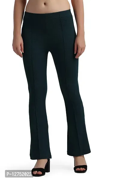 WOMFIT Bootcut Trousers for Women-thumb0