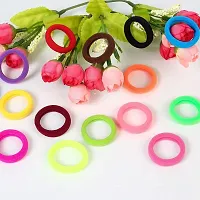 Hair Ties for Kids, 100 Pcs Small Rubber Hair Bands Elastic Ponytail Holders, Tiny Soft Hair Ties for Baby Toddlers Girls Hair Accessories-thumb1