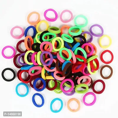 Hair Ties for Kids, 100 Pcs Small Rubber Hair Bands Elastic Ponytail Holders, Tiny Soft Hair Ties for Baby Toddlers Girls Hair Accessories-thumb4