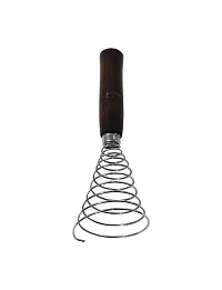 Stainless Steel Egg Beater, Wire Coil Spiral Whisk, 7 Inch', 1 Piece for for Blending, Whisking, Beating and Stirring-thumb1