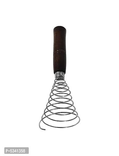 Stainless Steel Egg Beater, Wire Coil Spiral Whisk, 7 Inch', 1 Piece for for Blending, Whisking, Beating and Stirring-thumb2