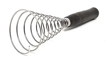 Stainless Steel Egg Beater, Wire Coil Spiral Whisk, 7 Inch', 1 Piece for for Blending, Whisking, Beating and Stirring-thumb2