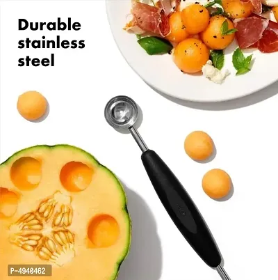 Multipurpose Stainless Steel Melon, Potato Baller Cutter, Ice Cream Spoon - Assorted Color-thumb4