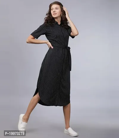 Stylish Black Four Way Cotton Dresses For Women