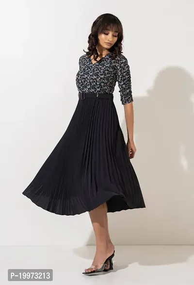 Stylish Black Four Way Cotton Dresses For Women-thumb0