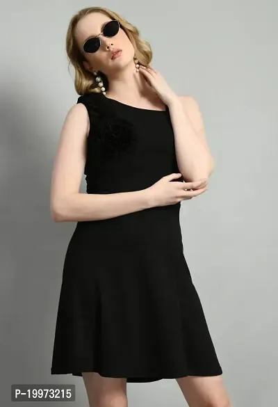 Stylish Black Four Way Cotton Dresses For Women