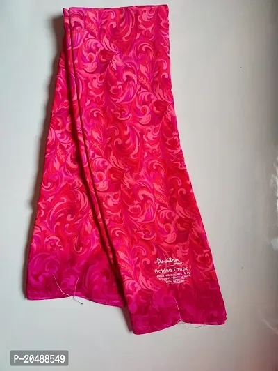 Elegant  Cotton Blend Saree with Blouse piece For Women