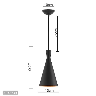 Ercole Cone Design Antique Black Hanging Light for Homr Decor (Bulb not Included, Bulbs Not Included)-thumb4