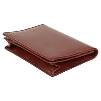 Ercole Artificial Leather Mini Wallet for Men & Women||Debit Card Holder||Credit Card Holder||ATM Card Case (Brown)-thumb3