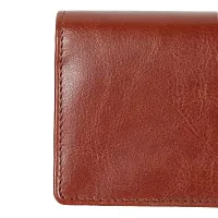 Ercole Artificial Leather Mini Wallet for Men & Women||Debit Card Holder||Credit Card Holder||ATM Card Case (Brown)-thumb4