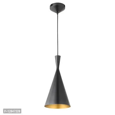 Ercole Cone Design Antique Black Hanging Light for Homr Decor (Bulb not Included, Bulbs Not Included)