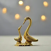 Kissing Swan Pair Showpiece Essential Idol|Idols for Home Decoration|HallwaysDiwali Decoration for Home Decor|Diwali Gift Items-thumb1
