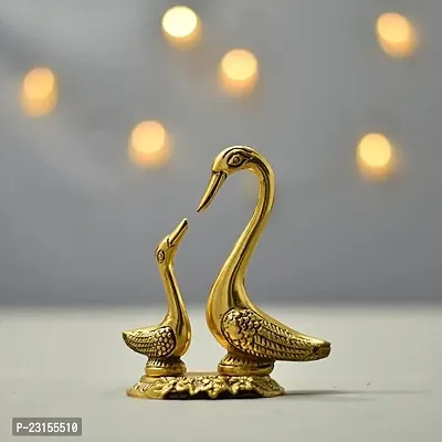 Kissing Swan Pair Showpiece Essential Idol|Idols for Home Decoration|HallwaysDiwali Decoration for Home Decor|Diwali Gift Items-thumb2
