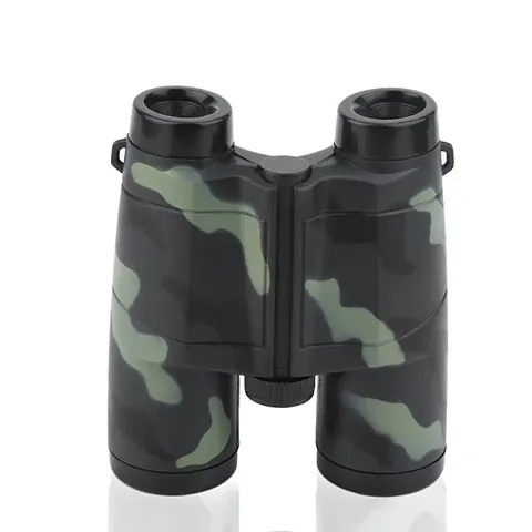 Kmc Kidoz Military Style Binoculars for Kids Hiking Camping Accessories Gear Essentials Best Toy Gifts for Boys Girls Children Toddler Waterproof Optical Lens Pack of 1