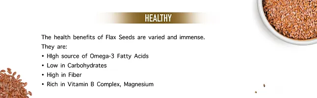 FARMUP Super Seeds Pack Omega-3 Low Calories (Chia Seeds - 200g | Flax Seeds - 200g) 200g Each Pack of 2-thumb4