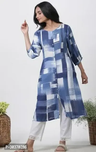 Fancy Crepe Printed Kurtas For Women