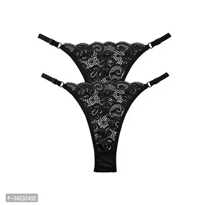 PANTY LACE G STRING THONG PANTY PACK OF 2 FOR WOMEN brief-thumb0