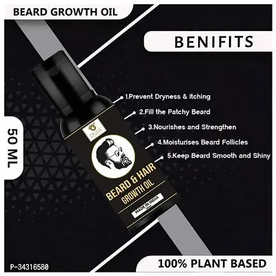 Enjave  Beard Hair Oil Pack of 1-thumb3