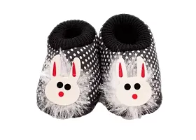 Kids shoes/Kids Footwear/Baby shoes/Baby Booties/Baby Slipper New born baby shoes Pack of 3  (Red, Black, White)-thumb1