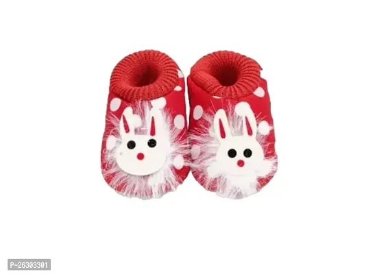 Kids shoes/Kids Footwear/Baby shoes/Baby Booties/Baby Slipper New born baby shoes Pack of 3  (Red, Black, White)-thumb3