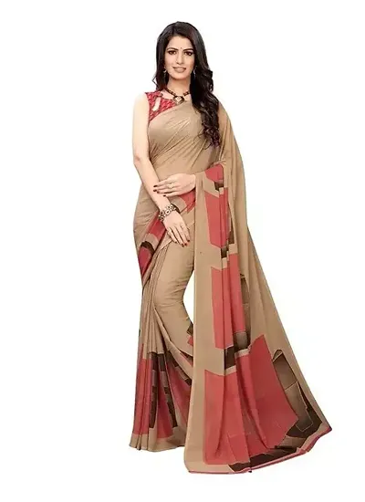 Elegant Georgette Saree with Blouse piece 