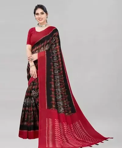 Trending Cotton Saree with Blouse piece 