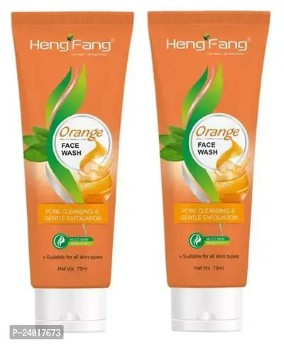 Heng Fang Orange Facewash-75 Ml-Pack Of 2