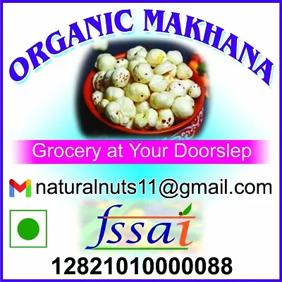 Organic Makhana/Fox Nut 500gm(2x250gm)