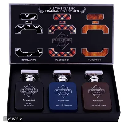 Perfumers Club All Time Classic Fragrances For Men Gift Set Of 3