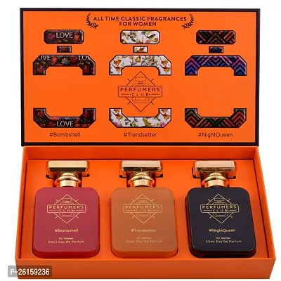 Perfumers Club All Time Classic Fragrances For Women Gift Set Of 3
