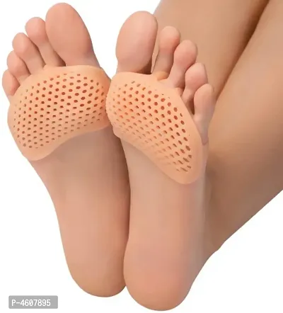 Premium Quality 1 Pair Silicone Gel Metatarsal Sore Ball Forefoot Cushion Pads Pain Relief Breathable Protector Foot Care Pads Ball of Foot.-thumb2