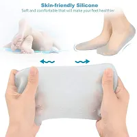 Premium Quality 1 Pair High Quality Anti Slip Silicone Moisturizing Gel Heel Socks Like Cracked Foot Skin Care Protector Feet Massager Foot Pain Relief.-thumb2