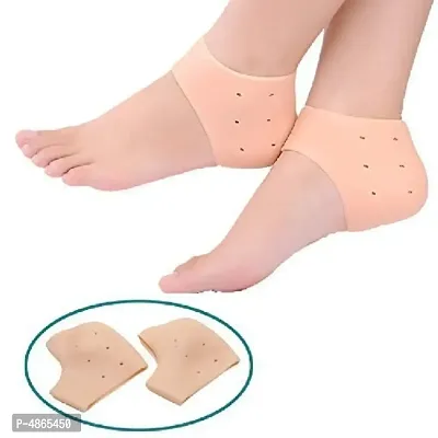 Primium Quality 1 Pair Anti Crack Silicon Gel Heel Moisturizing Socks for Foot Care Men Women-thumb0