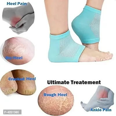 Pain Relief Silicon Gel Heel Socks Wellness And Pharma-thumb0