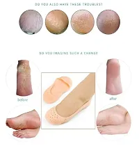 Anti Crack Full Length Silicone Foot Protector Moisturizing Socks For Foot-Care And Heel Cracks-thumb1