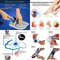 Combo Of Anti Crack Silicone Gel Heel And Foot Protector Gel Heel Cups Silicon Heel Pad For Heel Ankle Pain Wellness And Pharma-thumb3