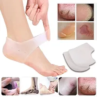 Combo Of Unisex Vented Moisturizing Silicone Gel Heel Socks And Silicone Moisturizing Full Gel Heel Socks Wellness And Pharma-thumb2