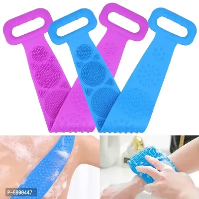 Modern Silicone Body Back Scrubber for Unisex, Pack of 1-thumb2