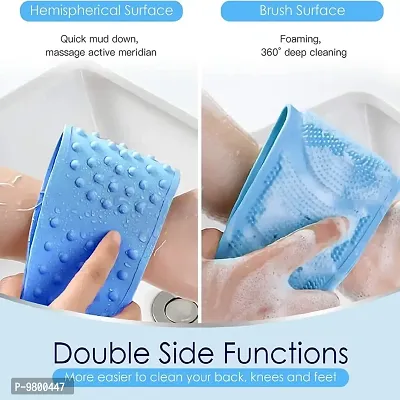 Modern Silicone Body Back Scrubber for Unisex, Pack of 1-thumb4