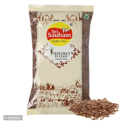 Sri Sauham Roasted Flex Seeds/Alsi (500 Gram)
