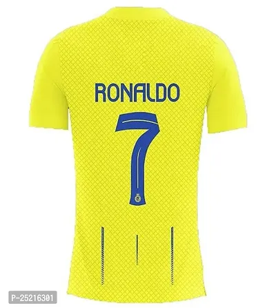 Cristiano Ronaldo 7 Football Team New Jersey Tshirt 2023/2024 for Men  Boys(X-Large 42) Multicolour-thumb3