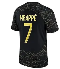 Sports Soccer Football Paris Mbappe 7 Home Jersey T-Shirt (Kid's, Boy's  Men)(12-13Years) Multicolour-thumb2