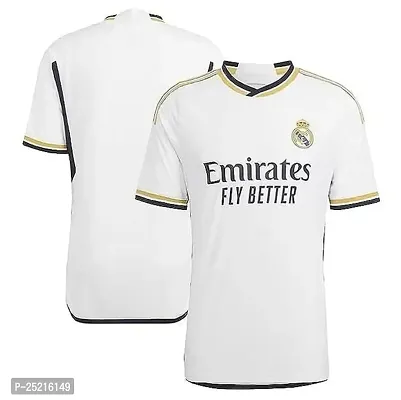 Sports Soccer Football Madrid Jersey Home Kit Jersey T-Shirt Boys (Kid's, Boy's  Men) (14-15Years) Multicolour